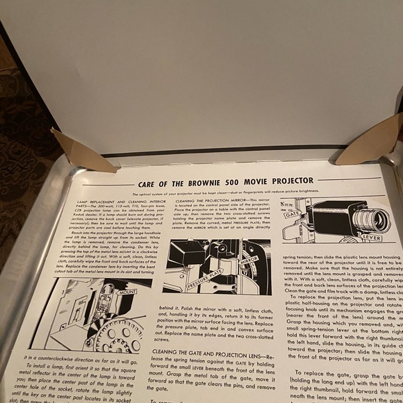 Eastman Kodak Company Circa 1950s, 8mm Movie Projector vintage - Picture 5 of 6